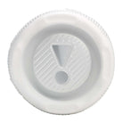 JBL Flip 7 Waterproof Bluetooth Speaker - White - left side