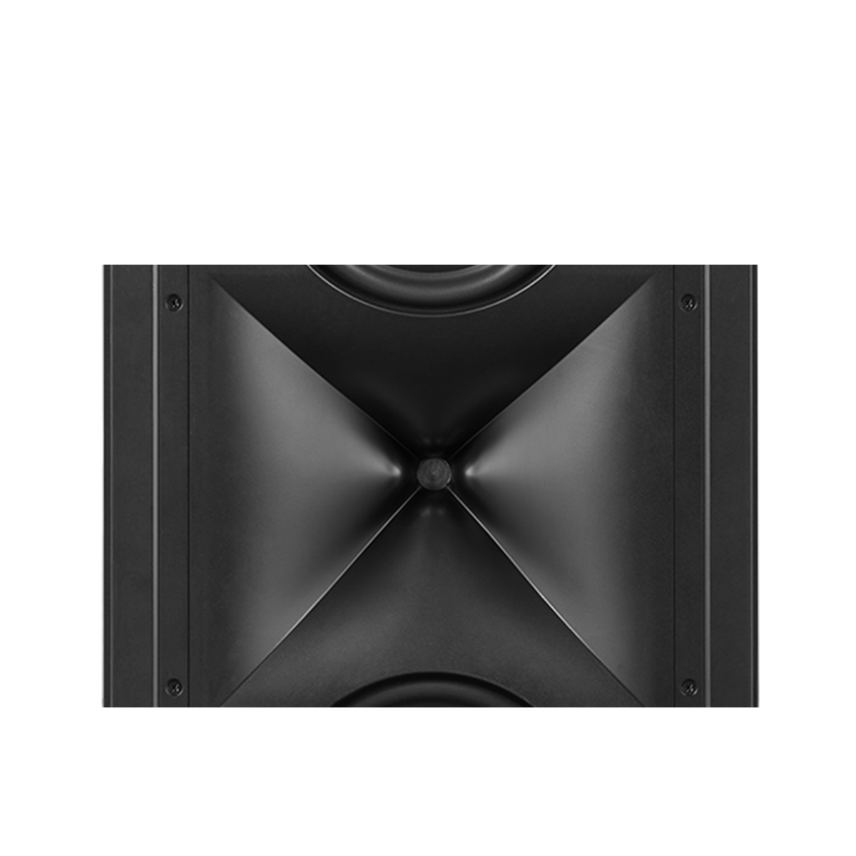Detailed view of a JBL Synthesis SCL-2XL 2.5-Way Quad 8-Inch In-Wall Loudspeaker 