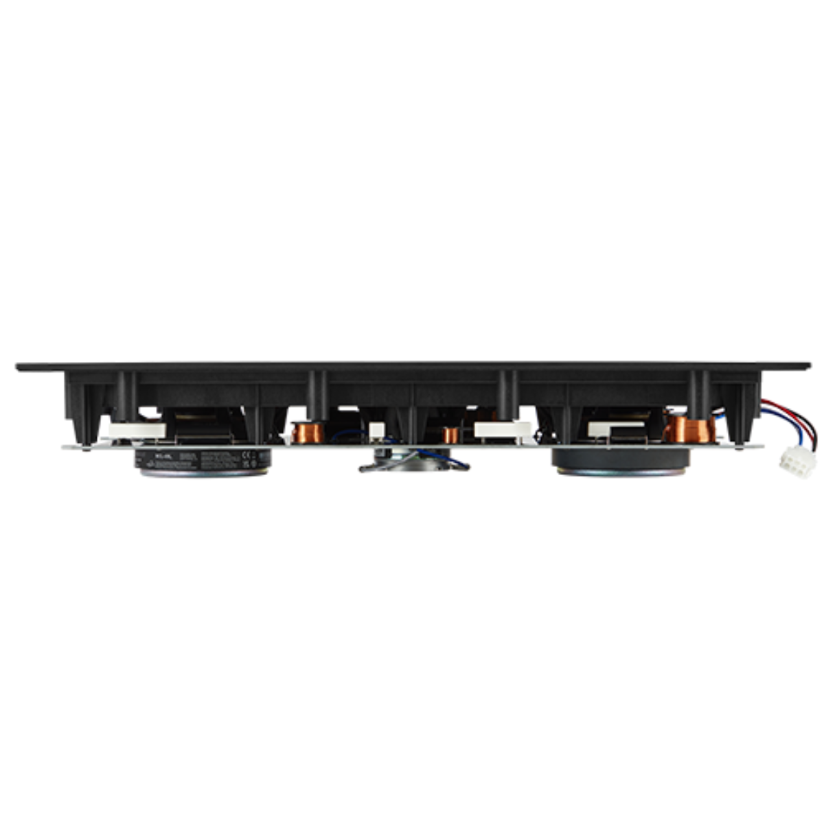 Side view angle of a JBL Synthesis SCL-4XL 2-Way Dual 8-Inch In-Wall Loudspeaker 