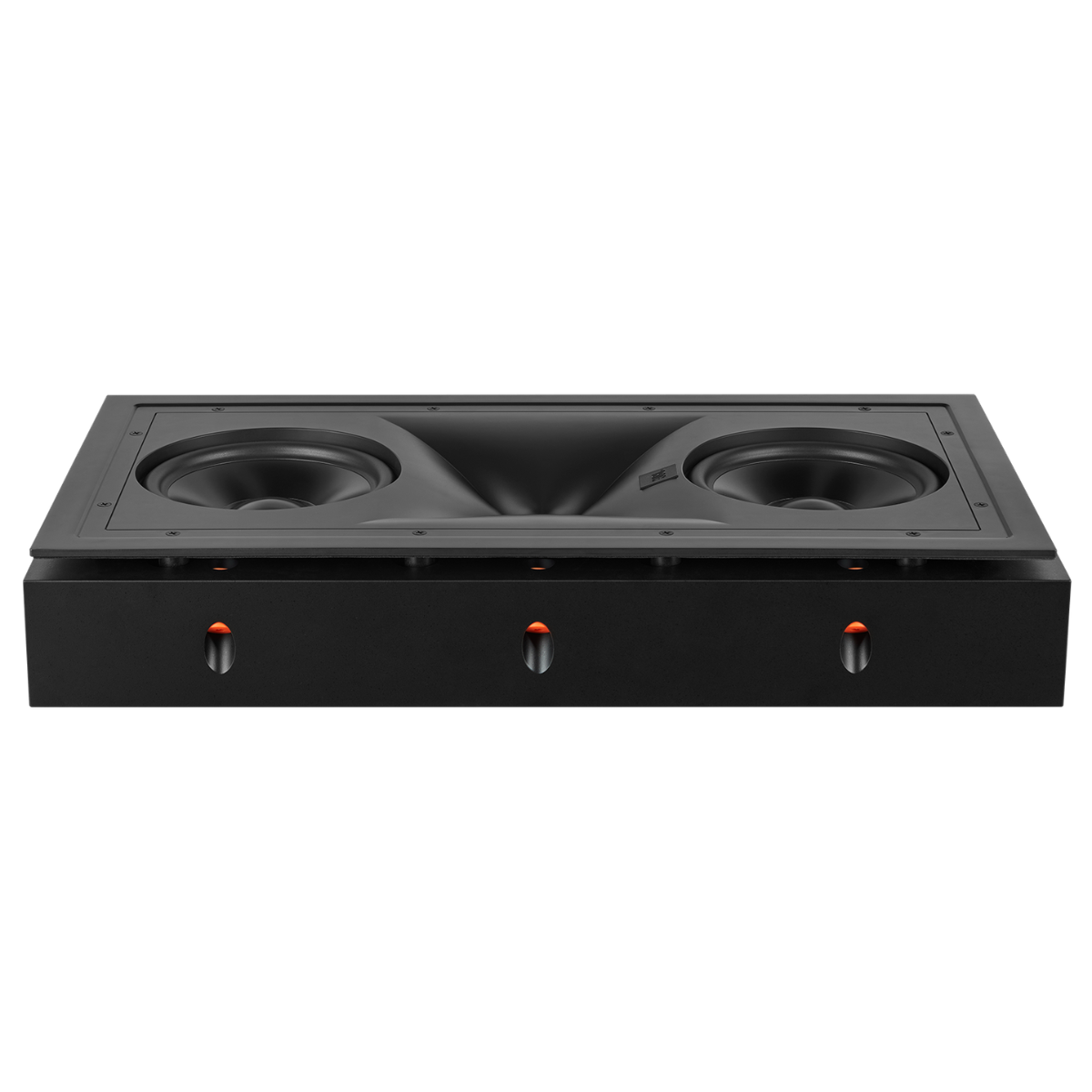 Side view angle of a JBL Synthesis SCL-4XL 2-Way Dual 8-Inch In-Wall Loudspeaker 