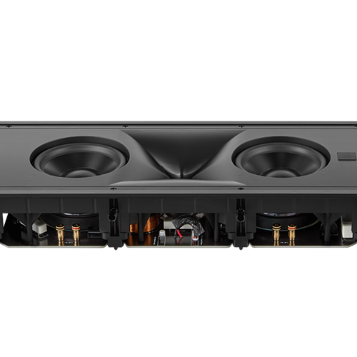 Side view of a JBL Synthesis SCL-6XL 2.5-Way Quad 6.5-Inch In-Wall Loudspeaker 