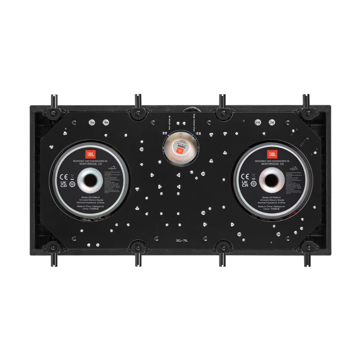 JBL Synthesis SCL-7XL 2-Way Dual 6.5-Inch In-Wall Loudspeaker - Back View
