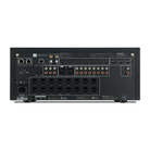 Back view of a JBL Synthesis SDP-60 16-Channel Surround Sound Processor with various connectors and labels on a white background