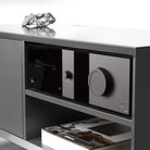 Lyngdorf MP-60 2.1 Flagship Surround Processor lifestyle shot of unit in cabinet