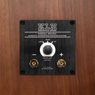 KLH Model Seven Loudspeakers - single walnut - zoomed view of rear components