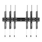 A black metal Kanto PF500 TV wall mount bracket with six mounting arms and adjustment screws, shown against a plain white background.