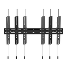 A black heavy-duty wall Kanto PT500 mount bracket with six vertical suspension rods and mounting plates, shown against a solid white background.