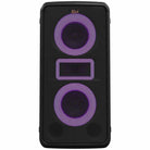 Klipsch Miami Music City Series Party Speaker - front view with purple lights
