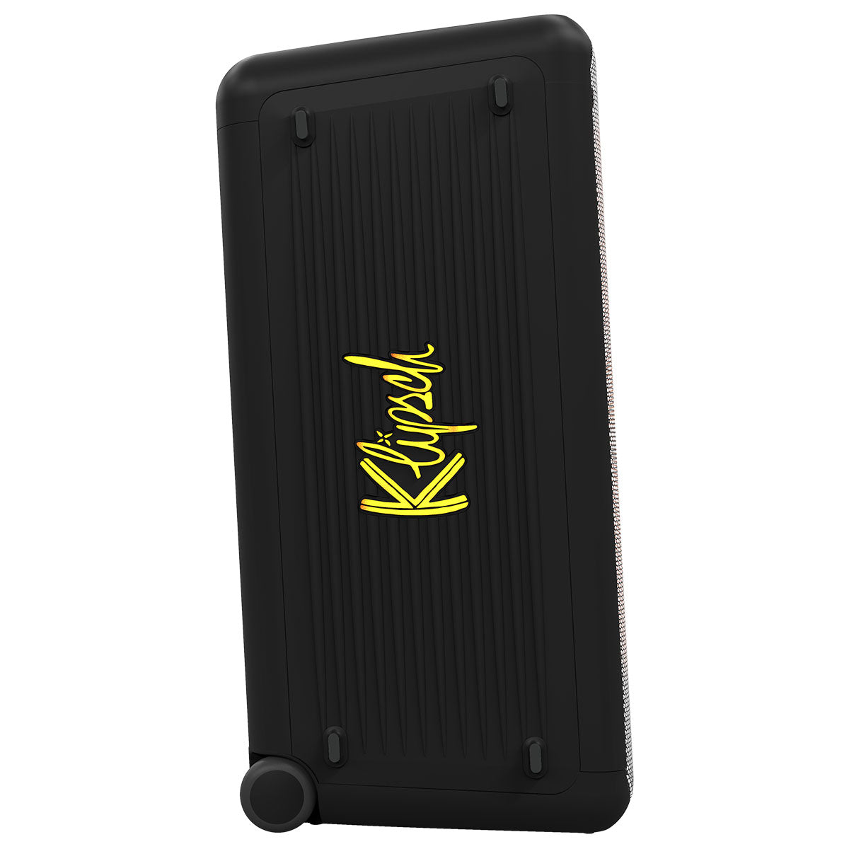 Klipsch New York Music City Series Party Speaker - side view facing right with yellow lights