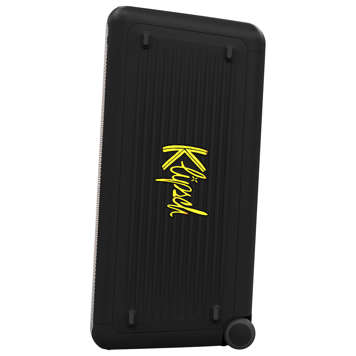 Klipsch New York Music City Series Party Speaker - side view facing left with yellow lights