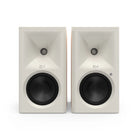 Klipsch The Fives II Dolby Atmos 5.25" Powered Speakers - Pair - Red oak front view without grille