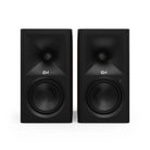 Klipsch The Fives II Dolby Atmos 5.25" Powered Speakers - Pair - Walnut front view without grille