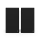 Klipsch The Nines II Dolby Atmos 8" Powered Speakers - Pair - Ebony front view with grilles