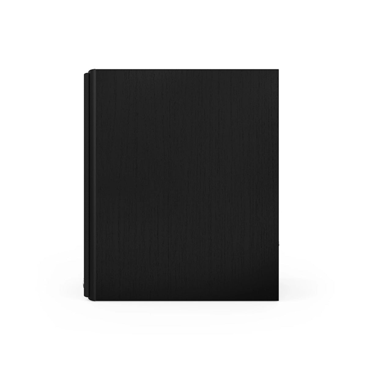 Klipsch The Nines II Dolby Atmos 8" Powered Speakers - single speaker - Ebony side view with grille facing left