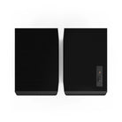 Klipsch The Nines II Dolby Atmos 8" Powered Speakers - Pair - Ebony top view with grilles facing bottom
