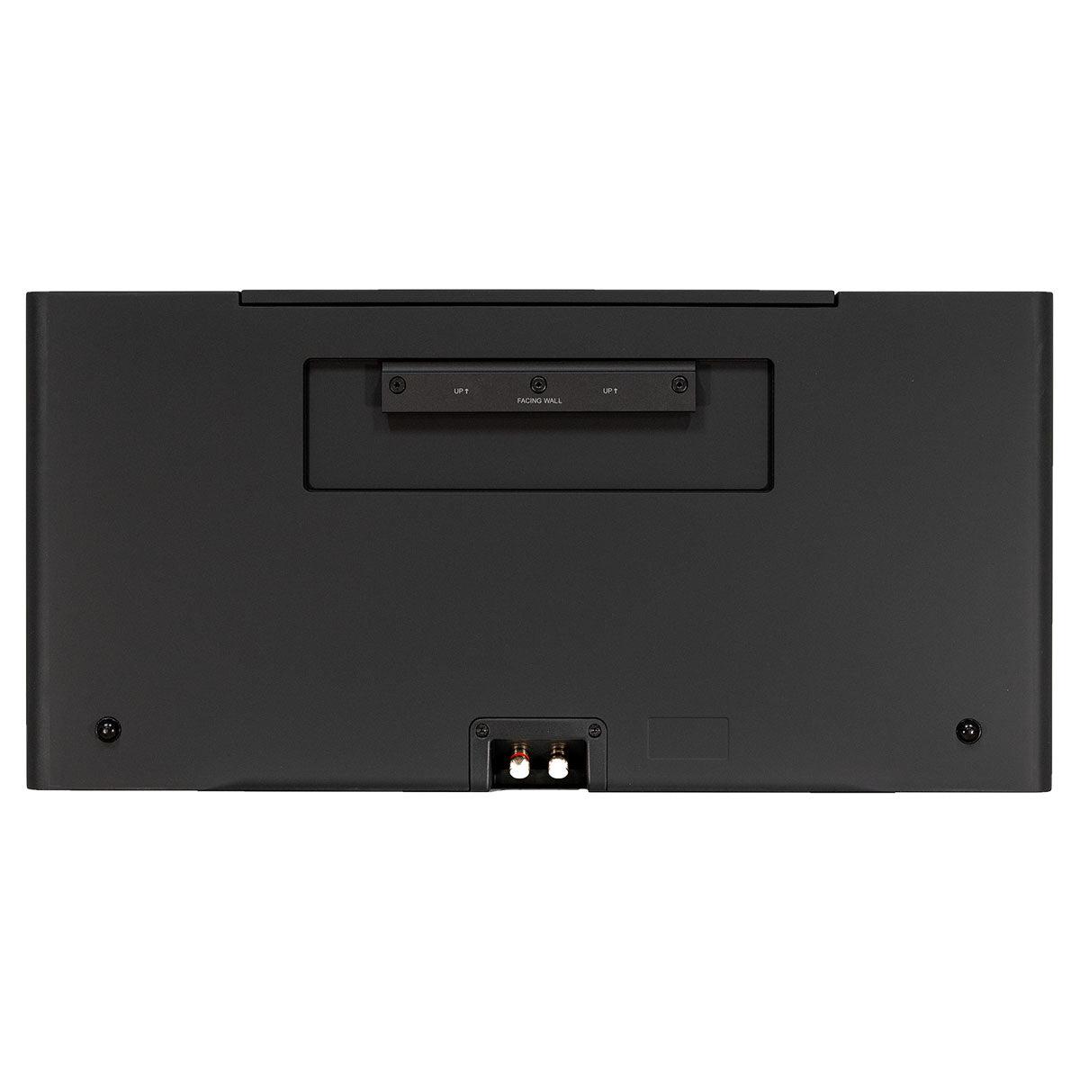 Lyngdorf LCR-2 On-Wall LCR Speaker - single black speaker rear view