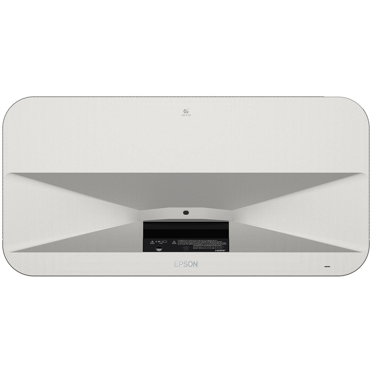 Epson Lifestudio Grand Plus Ultra Short Throw Projector white top view