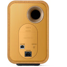 KEF LSX II Wireless HiFi Speakers amber haze rear view