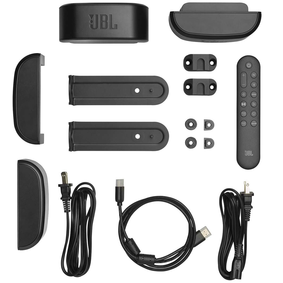 JBL Bar 700MK2 5.1 Soundbar with Wireless Subwoofer all accessories