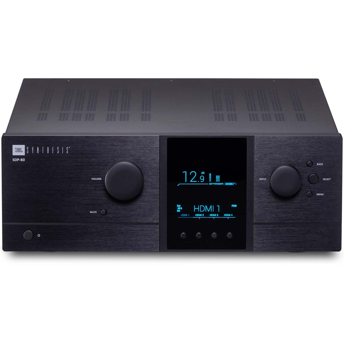 JBL SDP-80 Surround Sound Processor angled top view
