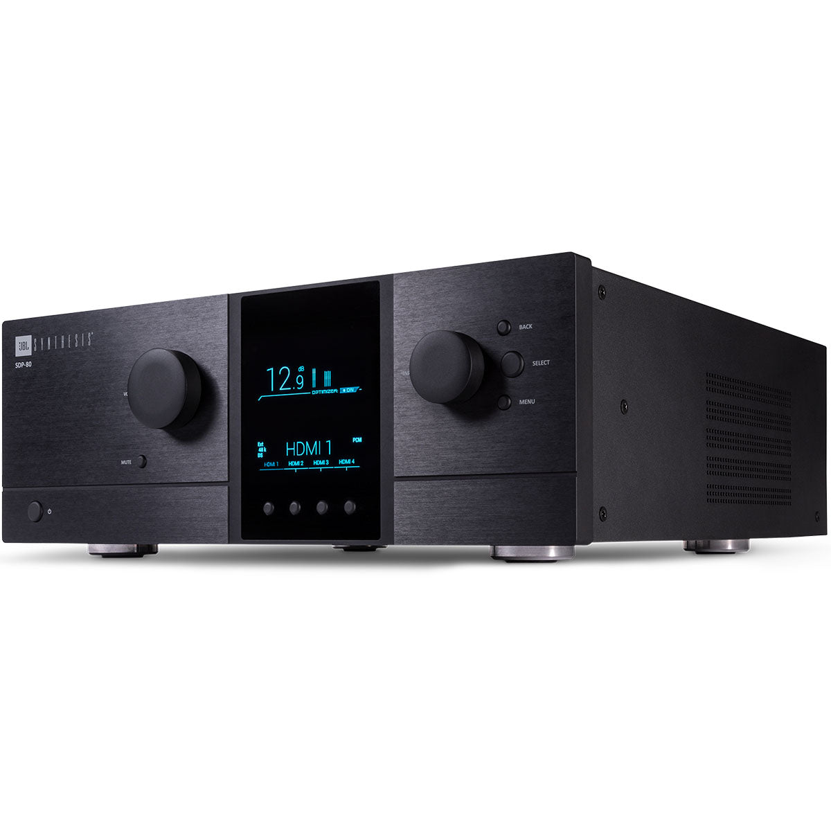 JBL SDP-80 Surround Sound Processor angled right front view