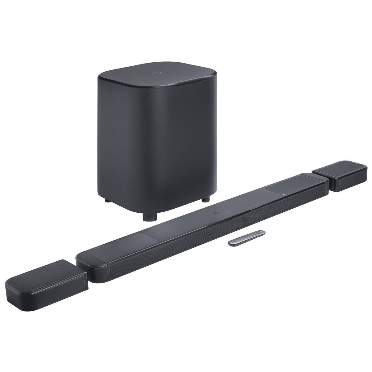 JBL Bar 1300X M2 11.1.4 Soundbar with Wireless Subwoofer front view angled right