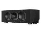 Revel Performa4 C245 Center Channel Loudspeaker - Black - front and side view without grille angled left