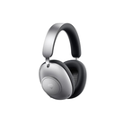 Leowe Leo Silver and black over-ear wireless headphones shown from a three-quarters angle on a plain white background.