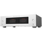 Onkyo Icon M-80 2-Channel HiFi Power Amplifier silver angled front view