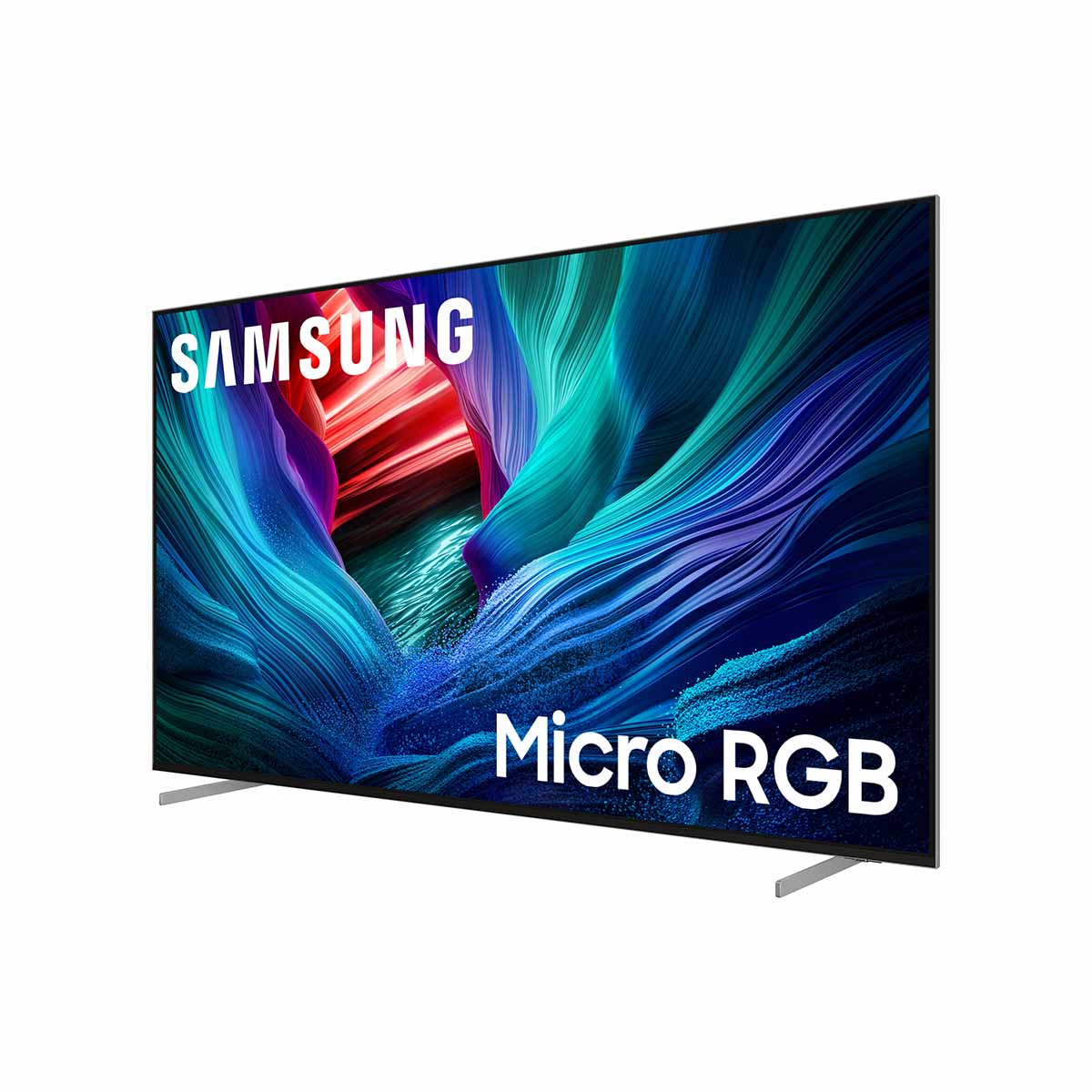 Samsung R95 Micro RGB 4K Smart TV - angled front view