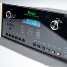 McIntosh MX124 A/V Processor front view detail angled right