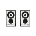 Two Mission 750 bookshelf speakers shown side by side against a plain white background.