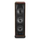 MoFi Electronics SourcePoint V10 Master Edition Floorstanding Speaker - single walnut - front view without grilles