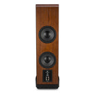 MoFi Electronics SourcePoint V10 Master Edition Floorstanding Speaker - single walnut - rear view