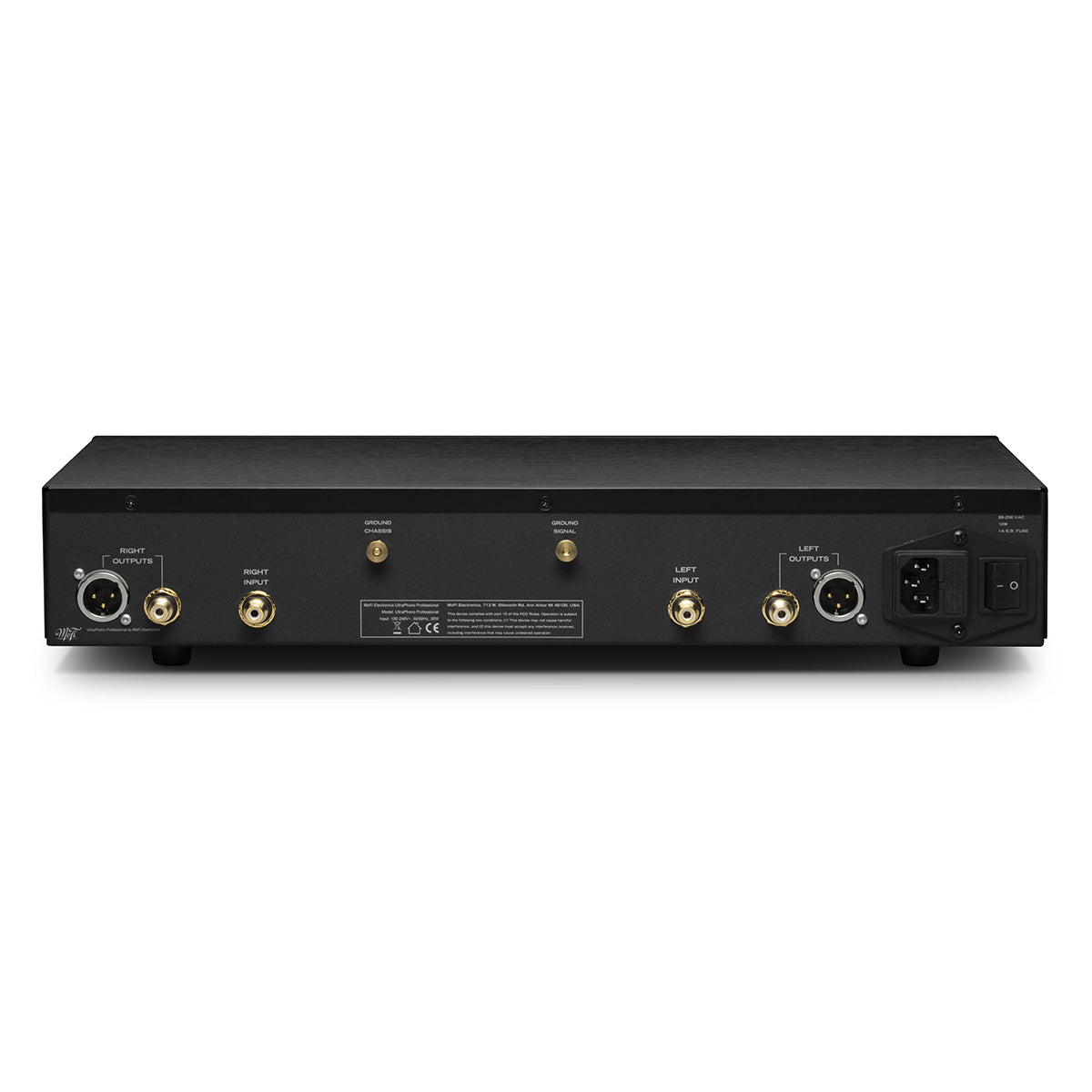 MoFi Electronics UltraPhono Pro - rear view