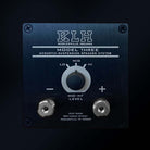 KLH Model Three Acoustic Suspension Loudspeakers - closeup of rear input panel on black speaker