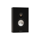 Black sMonitor Audio Bronze On-Wall 7G Slim, Two-way On-Wall Speaker with a visible brand logo on a white background