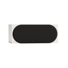 A minimalist Monitor Audio Silver Centre 8G 3-way Center Channel Speaker with a textured fabric grille, set against a clean white background.