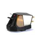 Rega ND9 Moving Magnet Phono Cartridge - side view of cartridge upside down on white background with needle pointing left