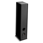 Focal Omada N°3 Floor Standing Speaker - Black High Gloss - single speaker rear view angled right