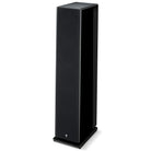 Focal Omada N°3 Floor Standing Speaker - Black High Gloss - single speaker with grille angled left