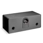 Focal Omada Center Channel Speaker - Black High Gloss - single speaker rear view angled right