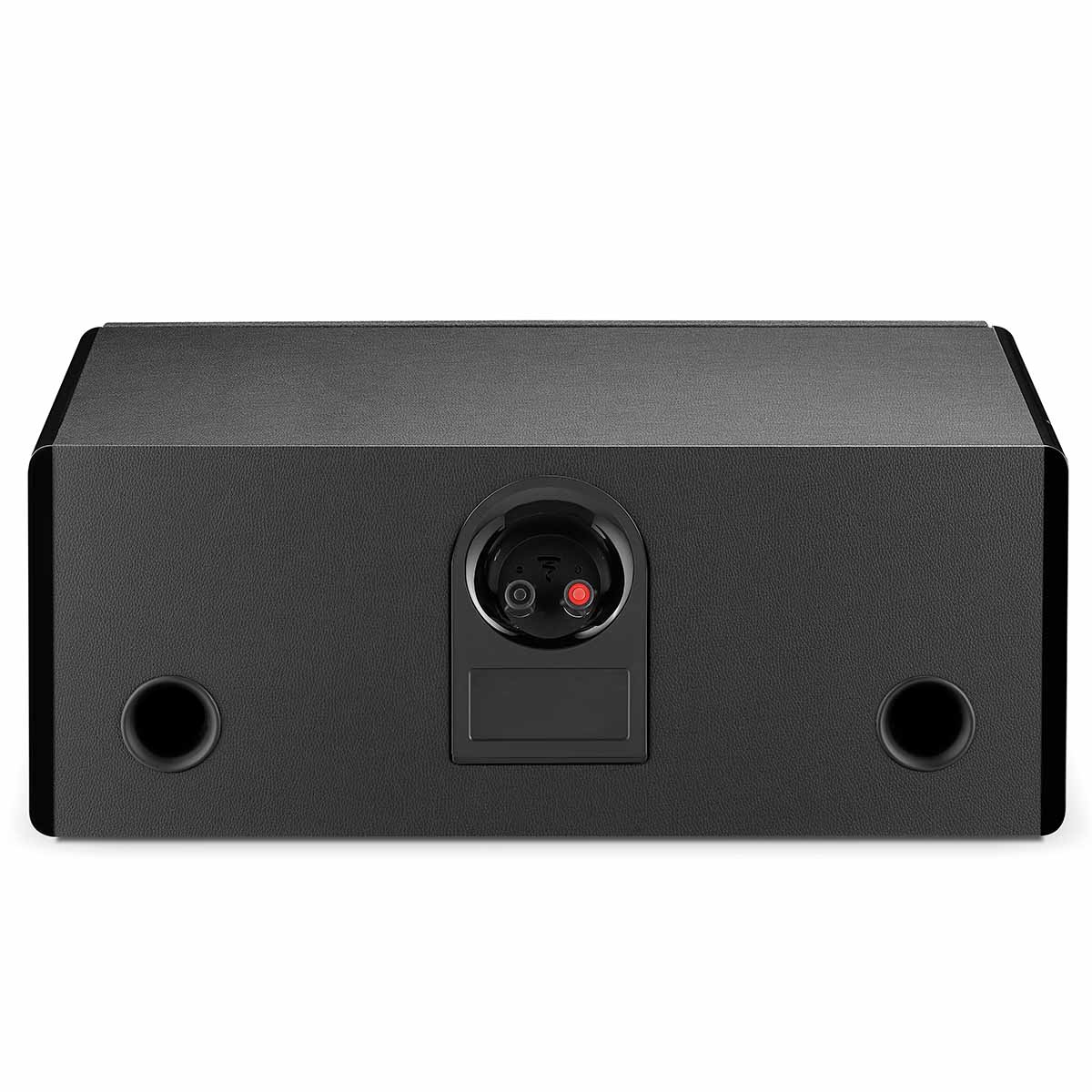 Focal Omada Center Channel Speaker - Black High Gloss - single speaker rear view