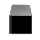 Focal Omada Center Channel Speaker - Black High Gloss - single speaker side view facing right with grille