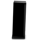 Focal Omada N°4 Floor Standing Speaker - Black High Gloss - single speaker side view facing left no grille
