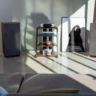 Onkyo Muse Y-50 Network Integrated Amplifier - Silver - lifestyle view of unit on shelf