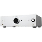 Onkyo Icon P-80 2-Channel HiFi Network Preamplifier silver angled front view
