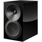 Paradigm Premier 120B V2 Bookshelf Speaker - Each piano black angled front view without grille