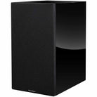 Paradigm Premier 220B V2 Bookshelf Speaker - Each piano black angled front view with grille
