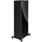 Paradigm Premier 720F V2 Floorstanding Speaker - Each piano black angled front view with grille